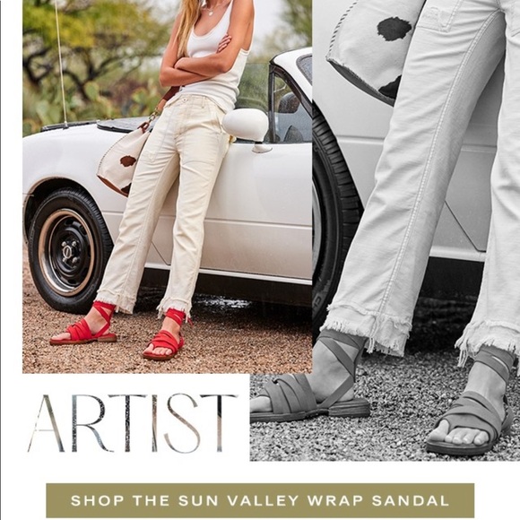 Free People Peach Sandals - Picture 2 of 7